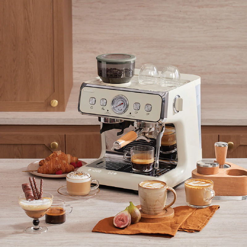 Barsetto BAE02S Dual-Boiler Coffee Machine with Grinder
