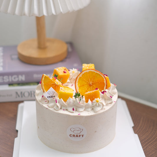 Earl Grey Mango Cake