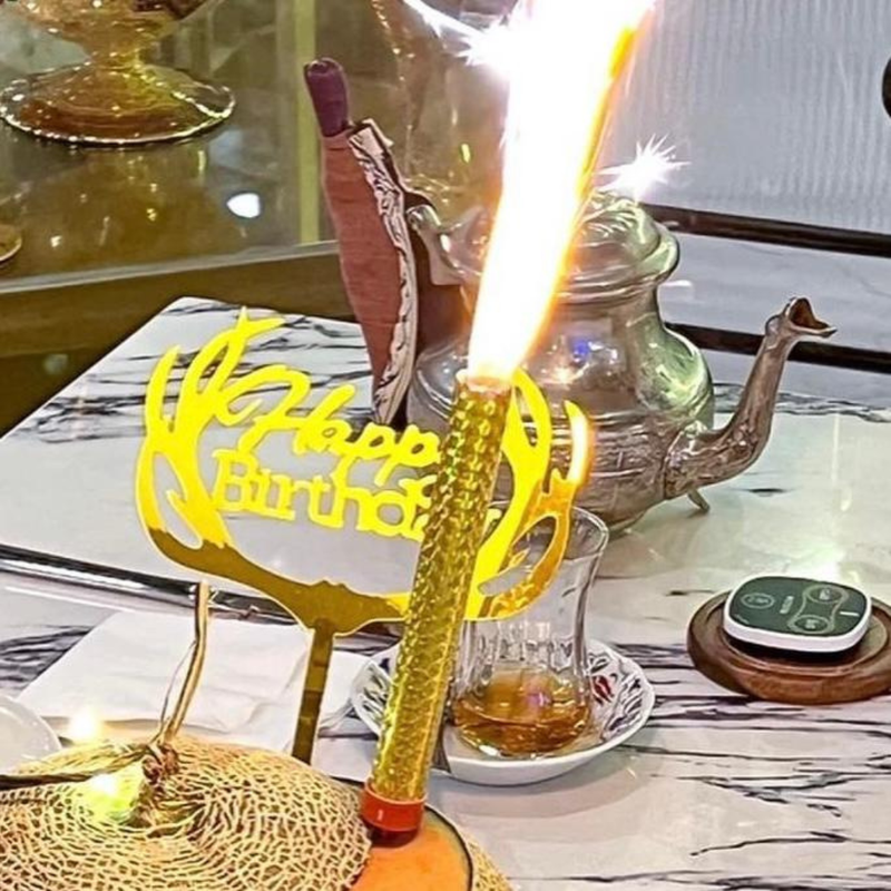 Fireworks Candle