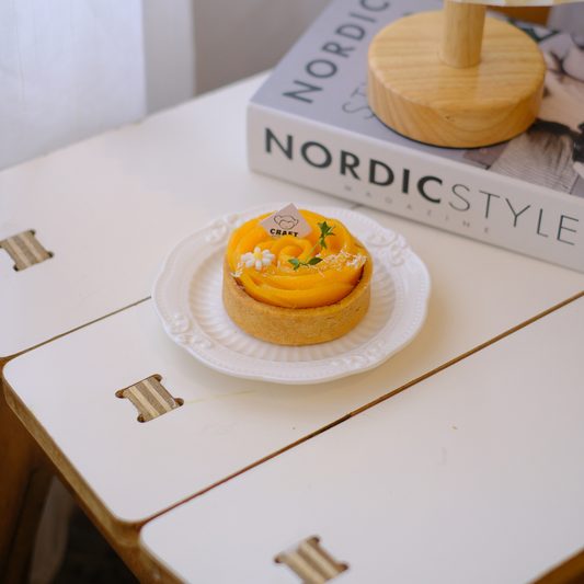 Mango Custard Tart